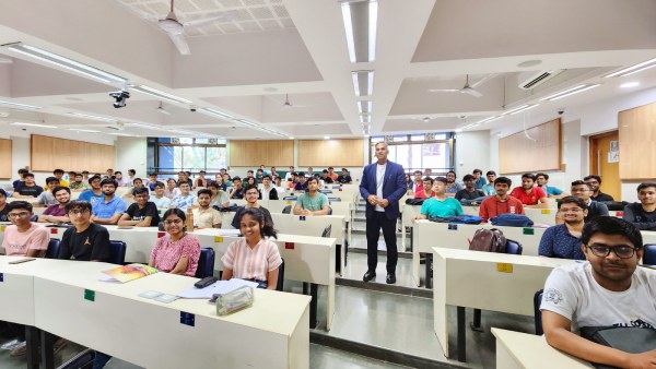 Manoj Gupta with his ‘Consciouspreneur’ workshop participants 